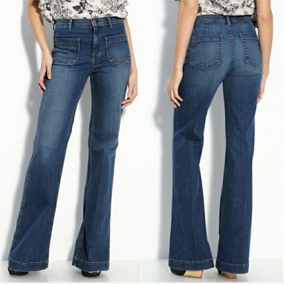 J Brand Denim - J BRAND High Rise Wide Flare Leg Bette Jeans 26